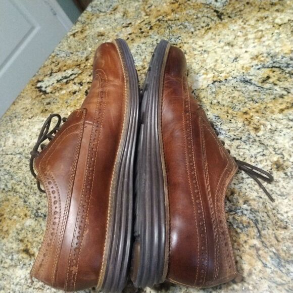 Cole Haan Men's Grand OS Cambridge Wingtip Leather Oxford Shoes 9.5 M C27845 - Picture 7 of 12